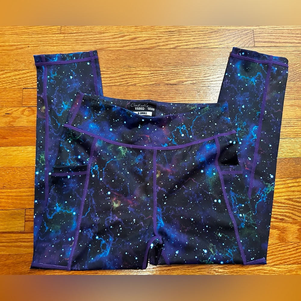 CVG Galaxy Capri Length Leggings